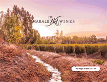 Tablet Screenshot of maralewines.com